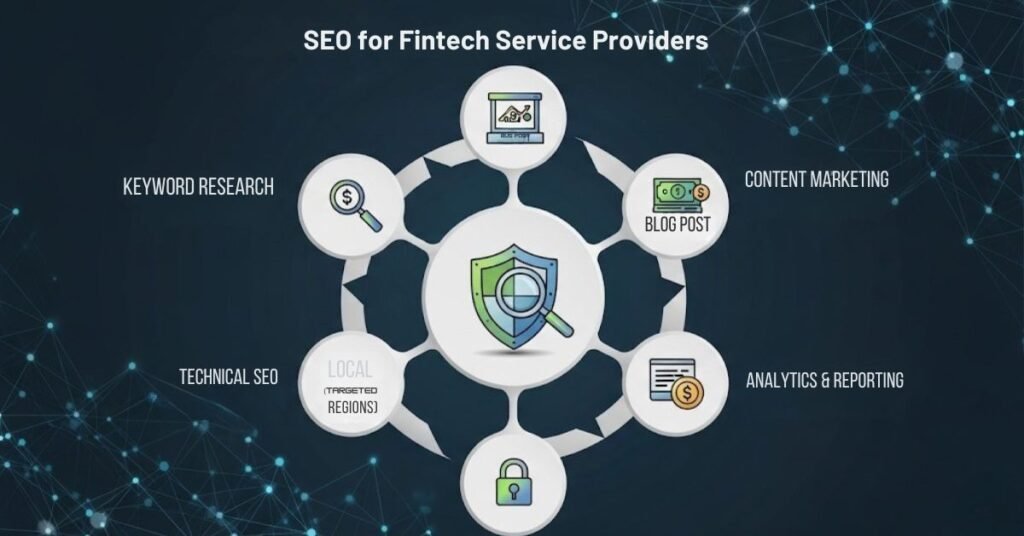 SEO for FinTech Service Providers – Guide to Winning Trust, Traffic, and Compliance