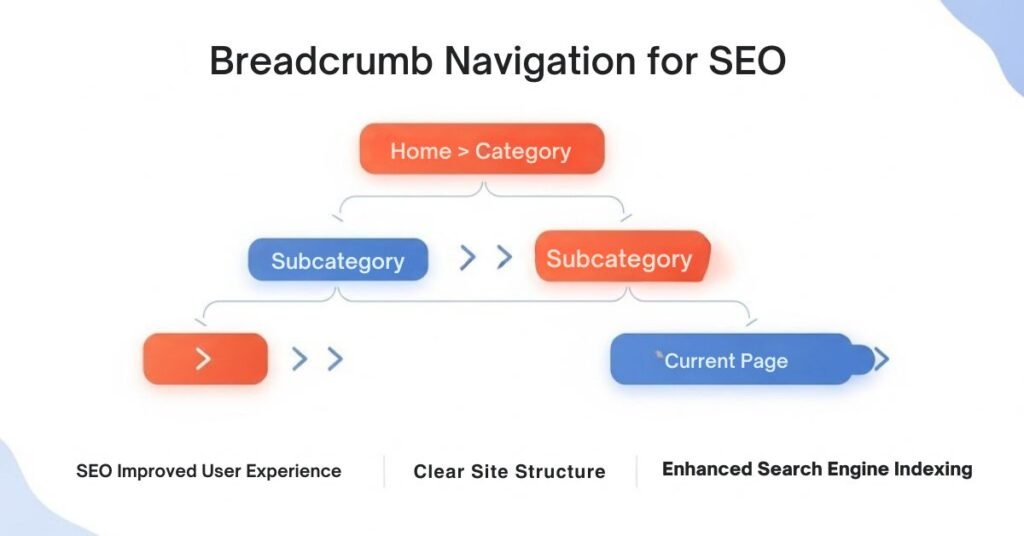 Breadcrumb Navigation for SEO – Complete Guide with Real Examples & Advanced Tips
