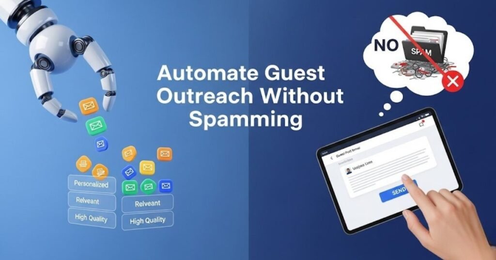 how to automate guest post outreach without spamming