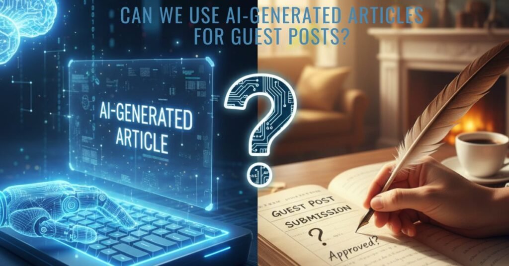 can we use ai generated article for guest post