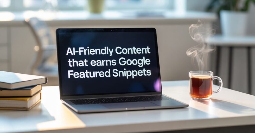 how to create ai-friendly content that earns featured snippets